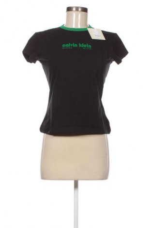 Damen T-Shirt Calvin Klein Jeans, Größe M, Farbe Schwarz, Preis € 19,99