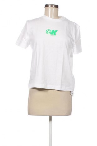 Damski T-shirt Calvin Klein Jeans, Rozmiar S, Kolor Biały, Cena 79,99 zł