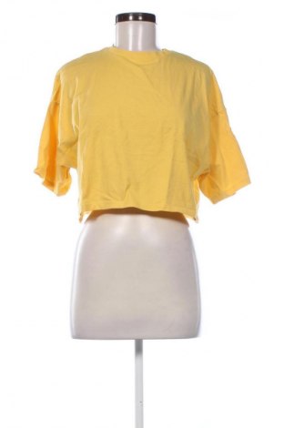 Damski T-shirt Cropp, Rozmiar S, Kolor Żółty, Cena 29,99 zł