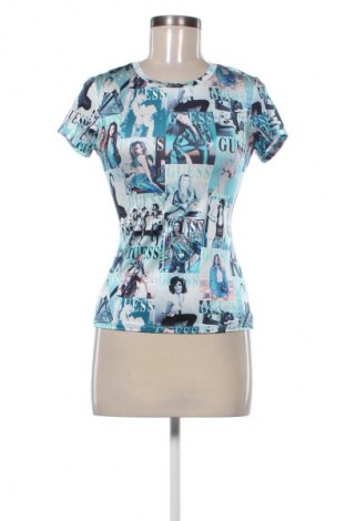 Γυναικείο t-shirt Guess, Μέγεθος XS, Χρώμα Πολύχρωμο, Τιμή 14,99 €