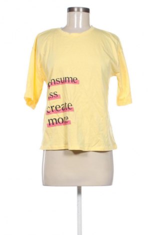 Damski T-shirt Trendyol, Rozmiar XS, Kolor Żółty, Cena 20,99 zł