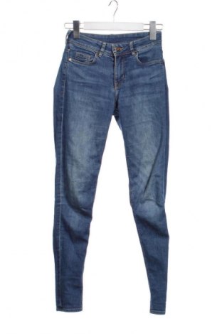 Damskie jeansy H&M Divided, Rozmiar XS, Kolor Niebieski, Cena 45,99 zł