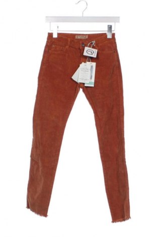 Дамски джинси Pull&Bear, Размер XXS, Цвят Оранжев, Цена 17,89 €