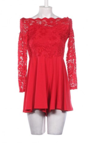 Дамски къс гащеризон Fb Sister, Размер S, Цвят Червен, Цена 8,69 €