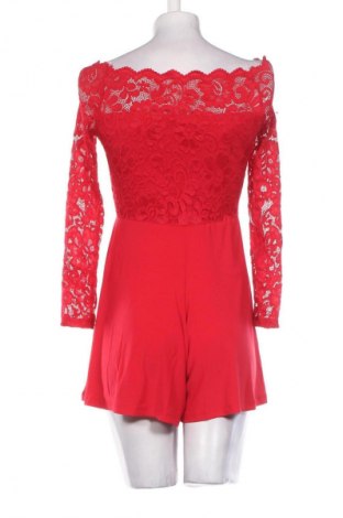 Дамски къс гащеризон Fb Sister, Размер S, Цвят Червен, Цена 8,69 €