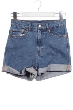 Дамски къс панталон Monki, Размер XS, Цвят Син, Цена 2,04 €