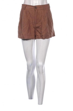 Дамски къс панталон Stradivarius, Размер S, Цвят Кафяв, Цена 11,38 €