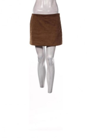 Pantaloni scurți de femei Zara, Mărime L, Culoare Maro, Preț 46,99 Lei