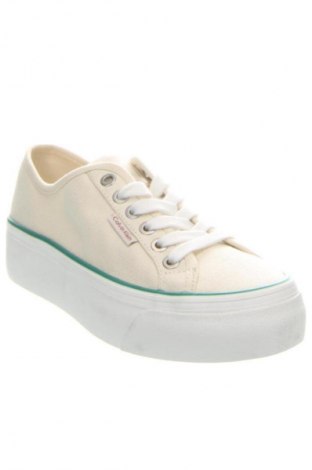 Γυναικεία παπούτσια Calvin Klein Jeans, Μέγεθος 36, Χρώμα Εκρού, Τιμή 112,99 €