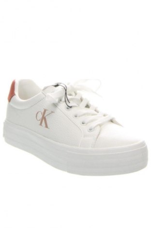 Γυναικεία παπούτσια Calvin Klein Jeans, Μέγεθος 40, Χρώμα Λευκό, Τιμή 83,99 €