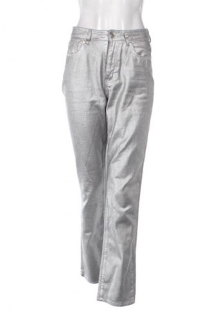 Damskie spodnie H&M, Rozmiar S, Kolor Srebrzysty, Cena 26,99 zł