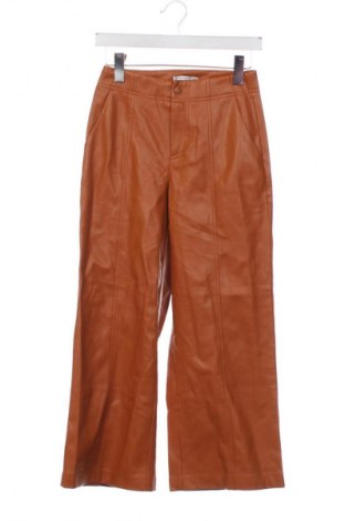 Damskie spodnie Stradivarius, Rozmiar XS, Kolor Pomarańczowy, Cena 14,99 zł