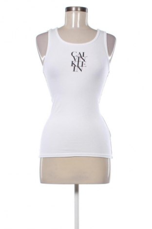 Γυναικείο αμάνικο μπλουζάκι Calvin Klein, Μέγεθος XS, Χρώμα Λευκό, Τιμή 39,99 €, #135116939