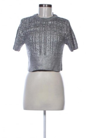 Dámský svetr Bisou Bisou, Velikost S, Barva Stříbrná, Cena  185,00 Kč