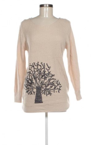 Γυναικείο πουλόβερ JV Selection, Μέγεθος M, Χρώμα  Μπέζ, Τιμή 12,99 €