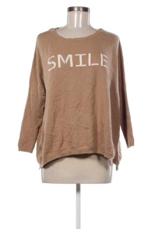 Damski sweter Unbranded, Rozmiar M, Kolor Beżowy, Cena 43,99 zł