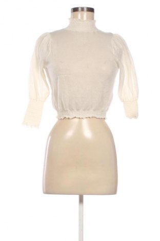 Pulover de femei Zara, Mărime S, Culoare Ecru, Preț 151,18 Lei