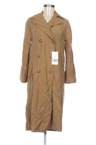 Дамски шлифер Zara, Размер XS, Цвят Кафяв, Цена 20,74 €