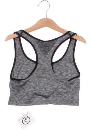 Дамски спортен топ H&M, Размер XS, Цвят Сив, Цена 7,66 €