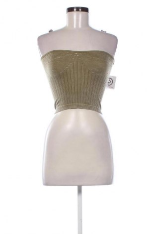 Дамски топ Bershka, Размер XS, Цвят Зелен, Цена 8,18 €