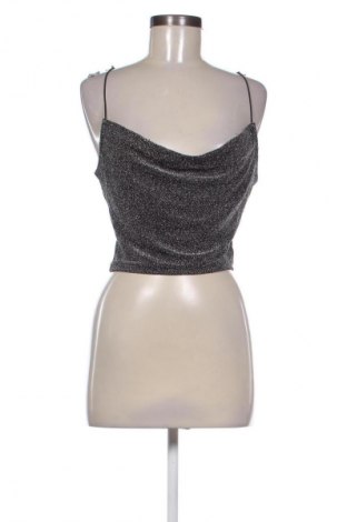 Дамски топ H&M Divided, Размер M, Цвят Сребрист, Цена 7,66 €