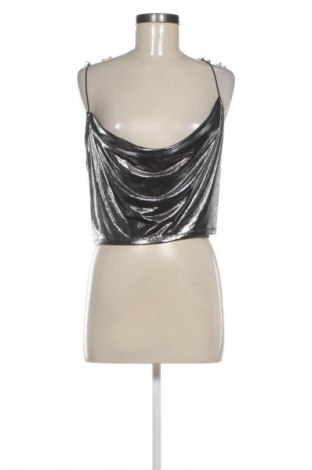 Damski top H&M Divided, Rozmiar L, Kolor Srebrzysty, Cena 32,99 zł