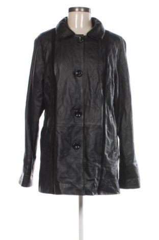 Damski skórzany płaszcz Unbranded, Rozmiar S, Kolor Czarny, Cena 75,99 zł