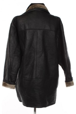 Дамско кожено палто Unbranded, Размер XXL, Цвят Черен, Цена 104,81 €