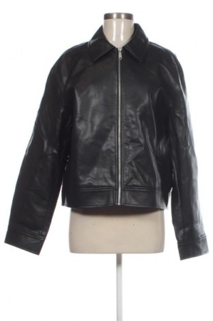 Női bőrdzseki Calvin Klein Jeans, Méret L, Szín Fekete, Ár 85 109 Ft