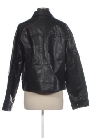 Női bőrdzseki Calvin Klein Jeans, Méret L, Szín Fekete, Ár 85 109 Ft