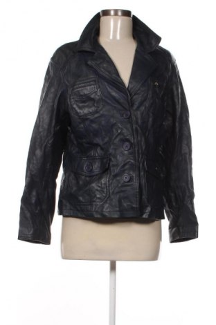 Damen Lederjacke Jilani Collection, Größe L, Farbe Blau, Preis € 25,99