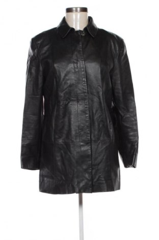 Γυναικείο δερμάτινο μπουφάν Marks & Spencer, Μέγεθος M, Χρώμα Μαύρο, Τιμή 12,99 €