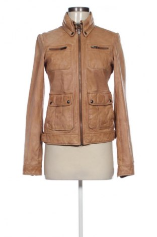 Geacă de piele pentru femei Tommy Hilfiger, Mărime XS, Culoare Maro, Preț 589,99 Lei