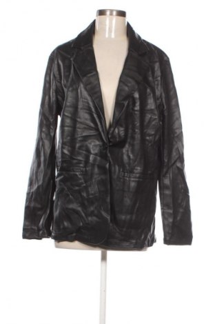 Дамско кожено яке Unbranded, Размер L, Цвят Черен, Цена 17,38 €