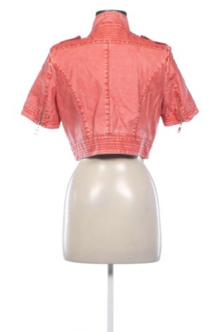 Дамско кожено яке Unbranded, Размер L, Цвят Оранжев, Цена 16,28 €