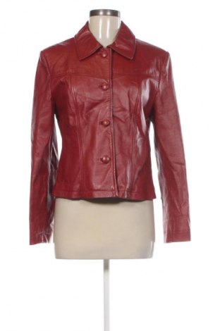 Дамско кожено яке Unbranded, Размер M, Цвят Червен, Цена 36,30 €