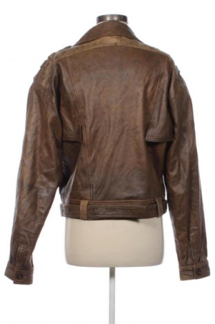 Γυναικείο δερμάτινο μπουφάν Unbranded, Μέγεθος XL, Χρώμα Καφέ, Τιμή 51,99 €