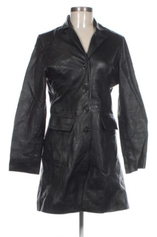 Дамско кожено яке Unbranded, Размер M, Цвят Черен, Цена 22,49 €