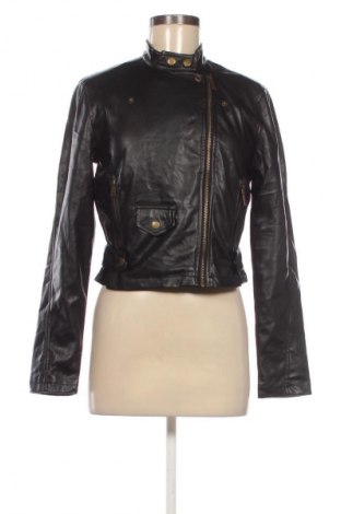 Дамско кожено яке Unbranded, Размер S, Цвят Черен, Цена 11,24 €
