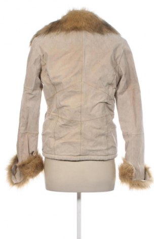 Γυναικείο δερμάτινο μπουφάν Vero Moda, Μέγεθος L, Χρώμα  Μπέζ, Τιμή 67,99 €