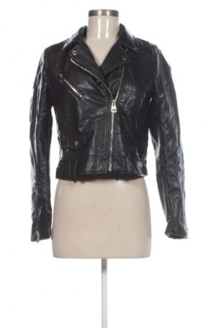 Γυναικείο δερμάτινο μπουφάν Zara, Μέγεθος M, Χρώμα Μαύρο, Τιμή 45,99 €