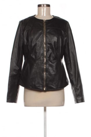 Дамско кожено яке Zara, Размер XL, Цвят Черен, Цена 18,91 €