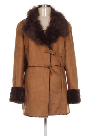 Damski płaszcz Cortefiel, Rozmiar XXL, Kolor Brązowy, Cena 154,99 zł