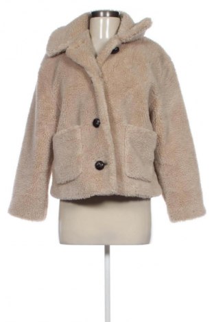 Дамско палто Zara, Размер S, Цвят Бежов, Цена 80,52 €