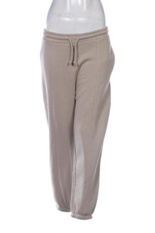 Pantaloni trening de femei Pull&Bear, Mărime L, Culoare Bej, Preț 77,99 Lei