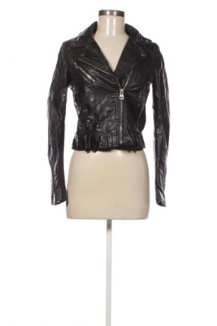 Dámska kožená bunda  Zara, Veľkosť S, Farba Čierna, Cena  22,95 €