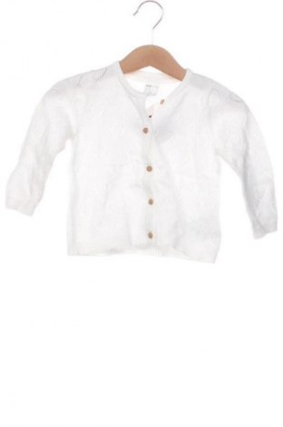 Детска жилетка H&M, Размер 9-12m/ 74-80 см, Цвят Бял, Цена 4,09 €