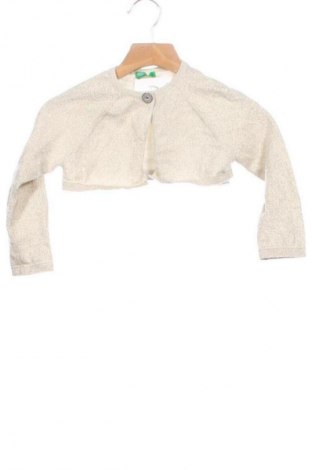 Παιδική ζακέτα United Colors Of Benetton, Μέγεθος 3-4y/ 104-110 εκ., Χρώμα Χρυσαφί, Τιμή 5,99 €