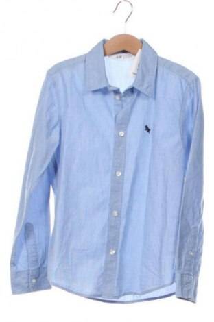 Kinderhemd H&M, Größe 6-7y/ 122-128 cm, Farbe Blau, Preis 10,00 €