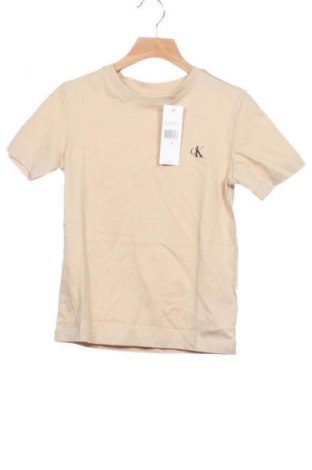 Детска тениска Calvin Klein Jeans, Размер 7-8y/ 128-134 см, Цвят Кафяв, Цена 26,58 €
